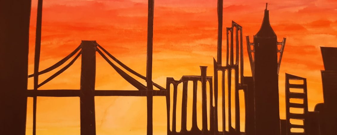 Klas 3 beeldende vorming: architectuur, skyline