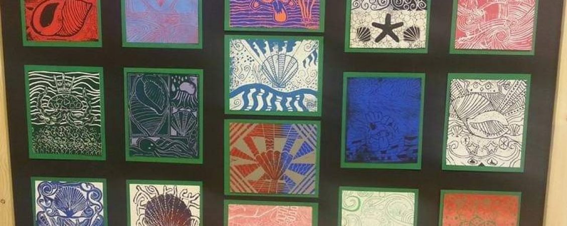 Schelpen linoleum