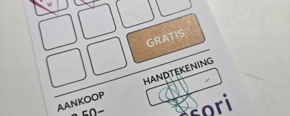 Koffiekaart leerlingen